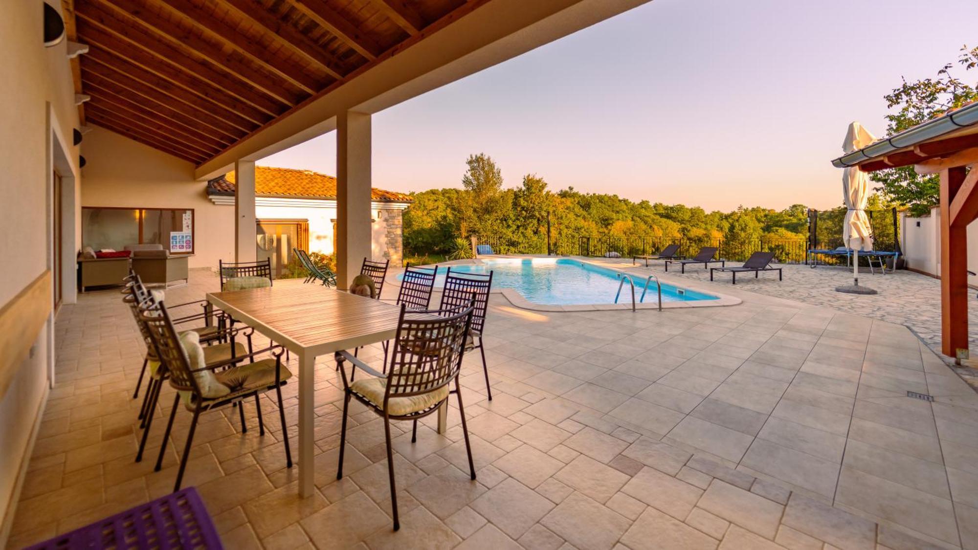 Villa Arton Heated Swimming-Pool Zminj ภายนอก รูปภาพ