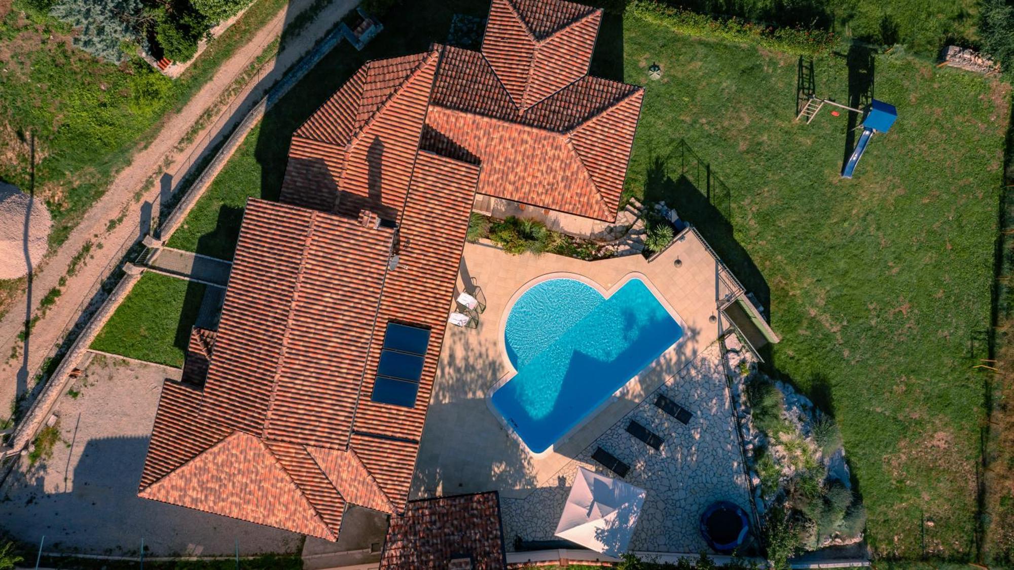 Villa Arton Heated Swimming-Pool Zminj ภายนอก รูปภาพ